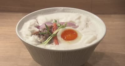 「牛感」たっぷり…名古屋・栄『麺工房うしっし』の韓国のスープ使ったソルロンタンラーメン “味変注射器”には6種類の発酵調味料