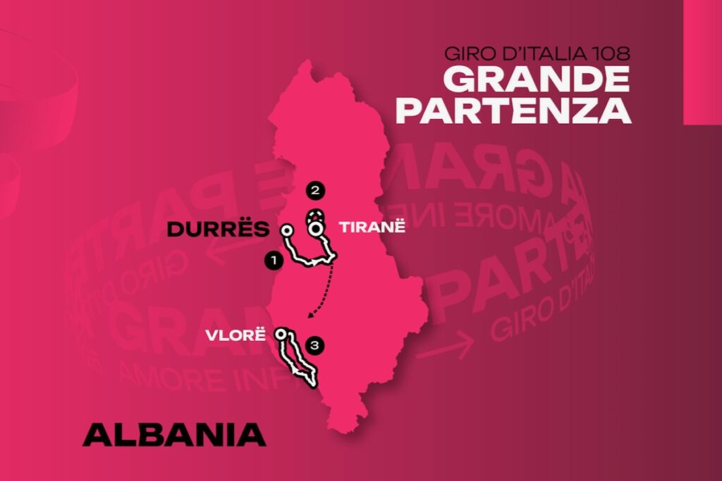 2025年ジロ・デ・イタリア、史上初のアルバニア開幕へ - 2日目に個人TTが登場 | cyclowired