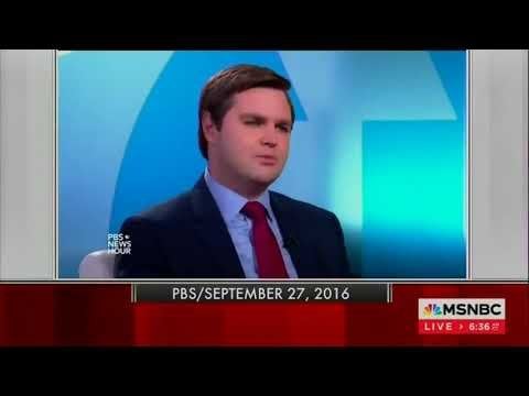 トランプのjd vance。ヴァンスには、コアの理想や道徳的なコンパスはありません。