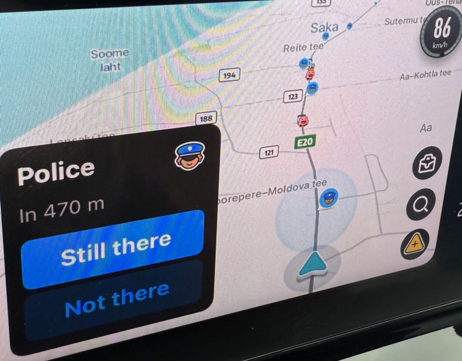 wazeと警察