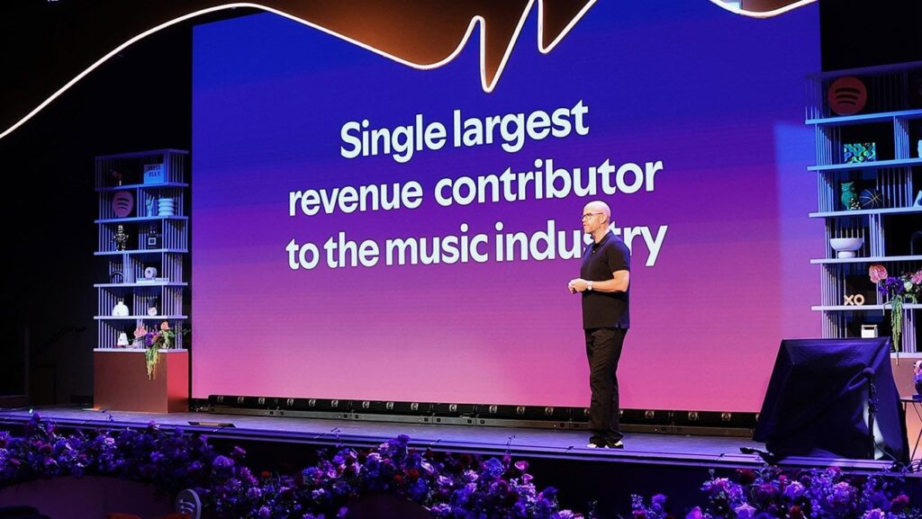 Spotifyのロイヤルティの半分は、インディーアーティストに行きます