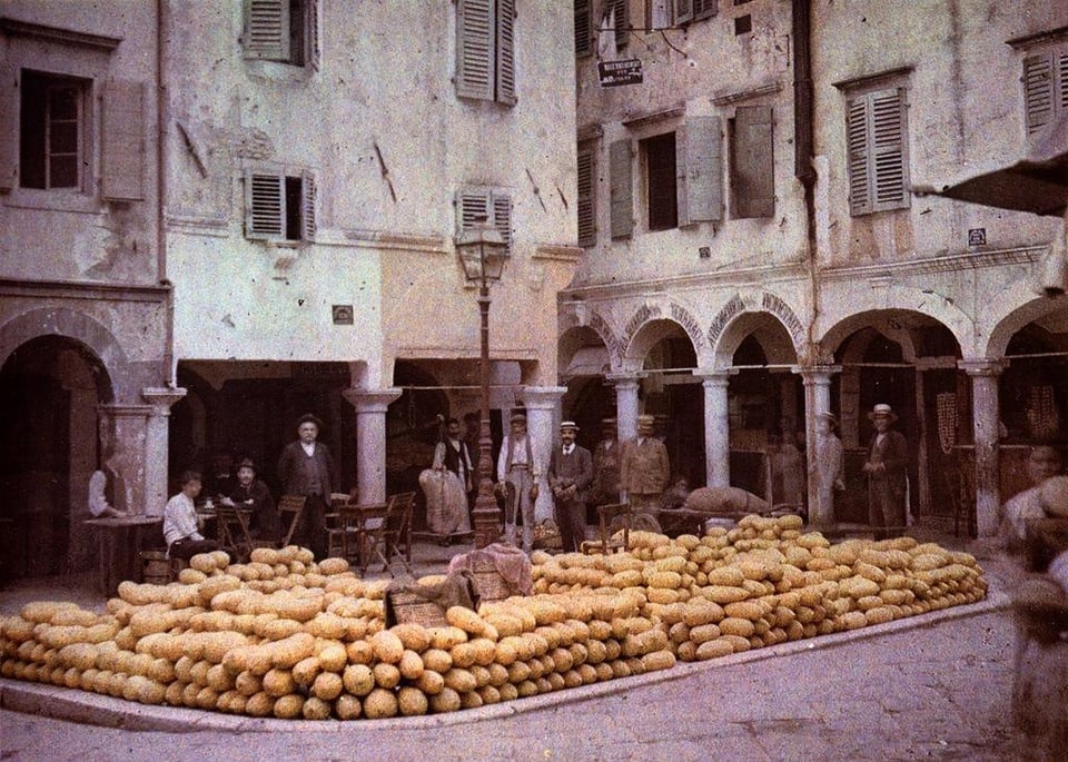 ギリシャの最初のカラー写真。 1913年。