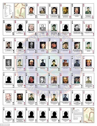 ユーモア私：イラク戦争やmerc兵のようにロシアのために52のデッキが好きだったら：ポッドは誰がどのカードにいるのでしょうか？