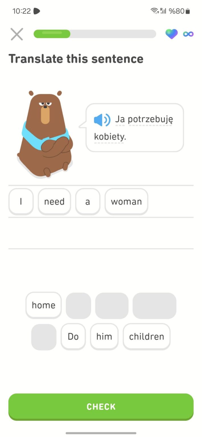 Duolingoは何かを伝えようとしますか？