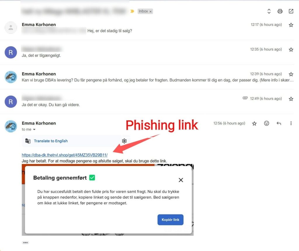 DBAを使用して物を販売する人々への警告：詐欺師は、「FIKS」機能をだまして詐欺の販売者の言い訳として使用しています