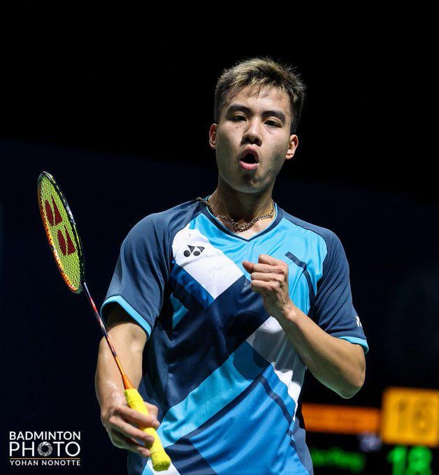 Nhat NguyenはLee Zii Jia 23-21、21-17を破った。彼は明日午前10時に4番目のシードアレックスラニエに直面します