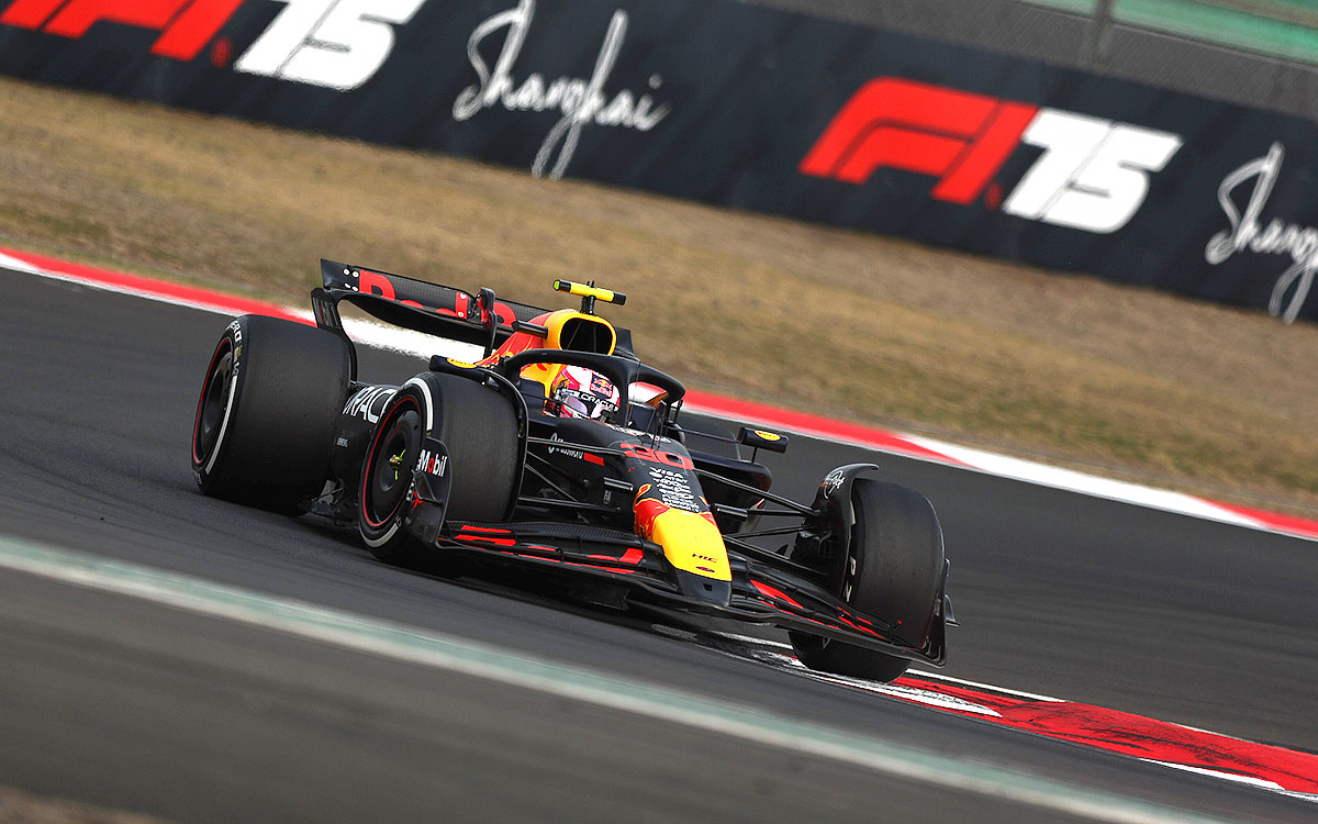 レッドブルRB21をドライブするリアム・ローソン、2025年3月23日(日) F1中国GP決勝レース（上海インターナショナル・サーキット）
