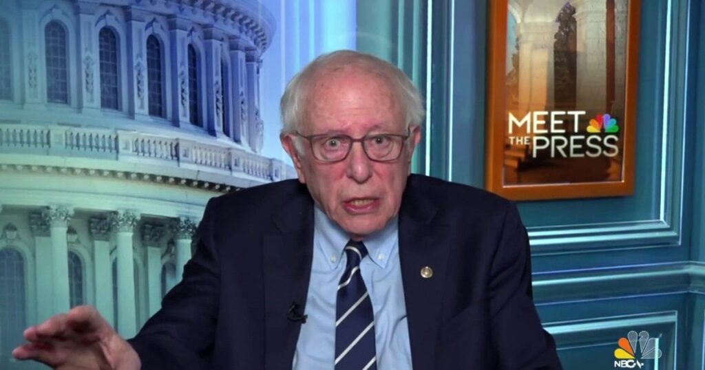 バーニー・サンダース上院議員は、ゼレンスキーが辞任するよう呼びかけていると言います