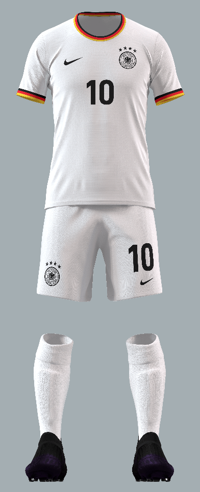 ユーロ2028のサッカーコンセプトキット