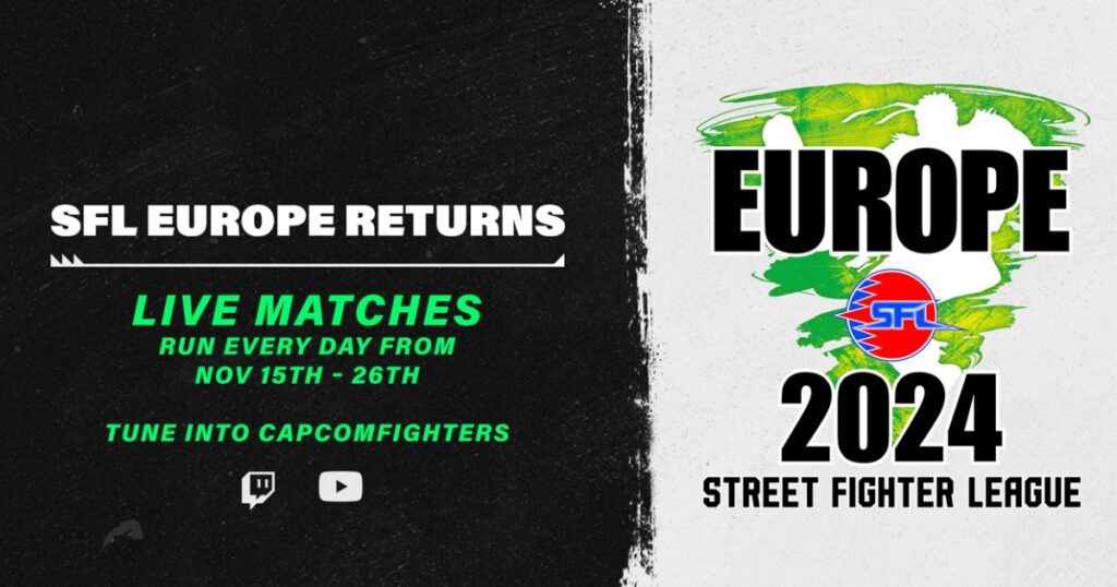 EMEA地域のSFリーグ「ストリートファイターリーグ: Pro-EUROPE 2024」開幕！トレーラーも公開中 | Saiga NAK