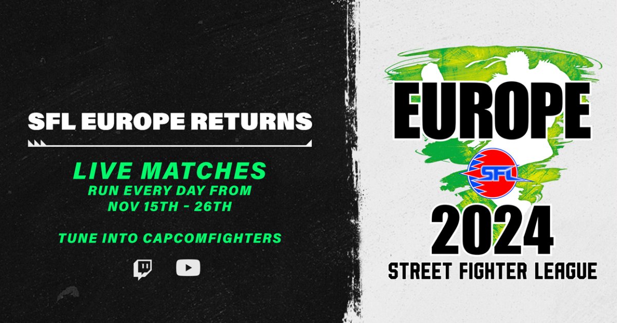 「ストリートファイターリーグ: Pro-EUROPE 2024」サムネイル