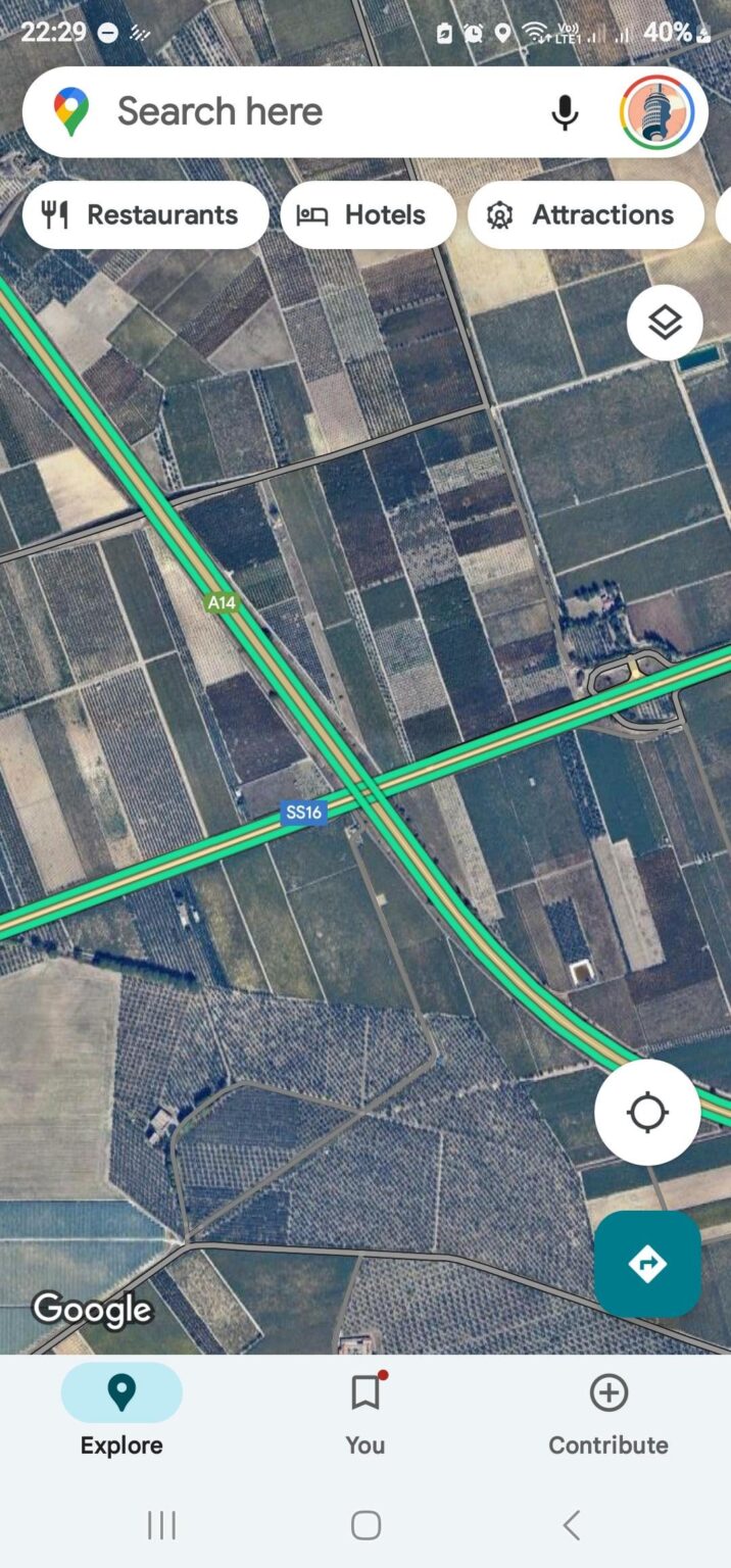 南イタリアのこの部分にこれら2つの高速道路の間に交換がないのはなぜですか？