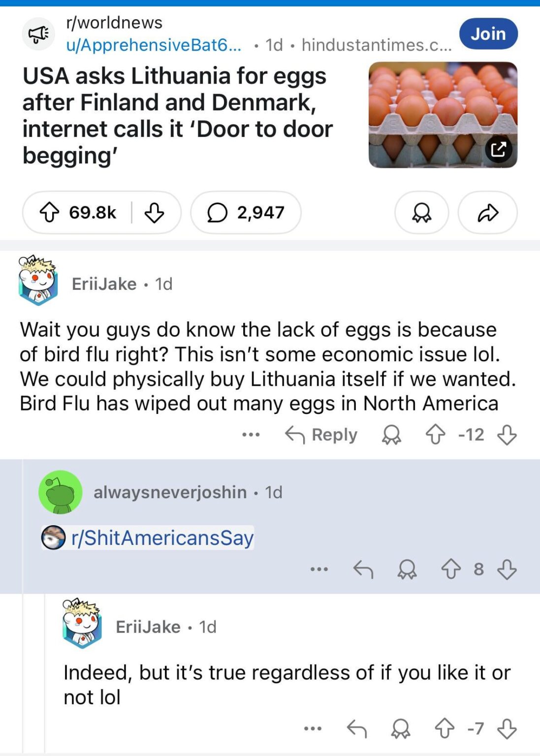 「必要に応じて、リトアニア自体を物理的に購入できました。」