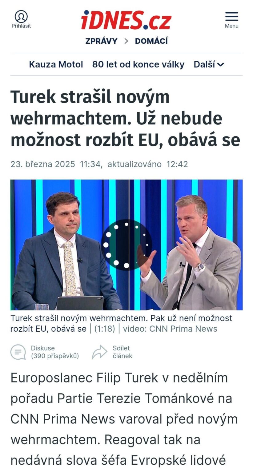 Turkは、CNN Prima News Wehrmachtでの議論に出没しました。それで、車の中でハジロヴニ、wehrmachtのロゴで靴下を履いているのは、おそらくあなたの敵を知るためだけです。