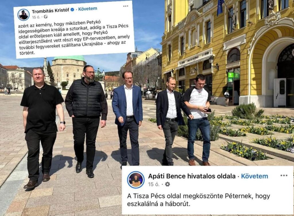 fideszの背景の人々は、「ティスサパーティーペック」ページを扱います