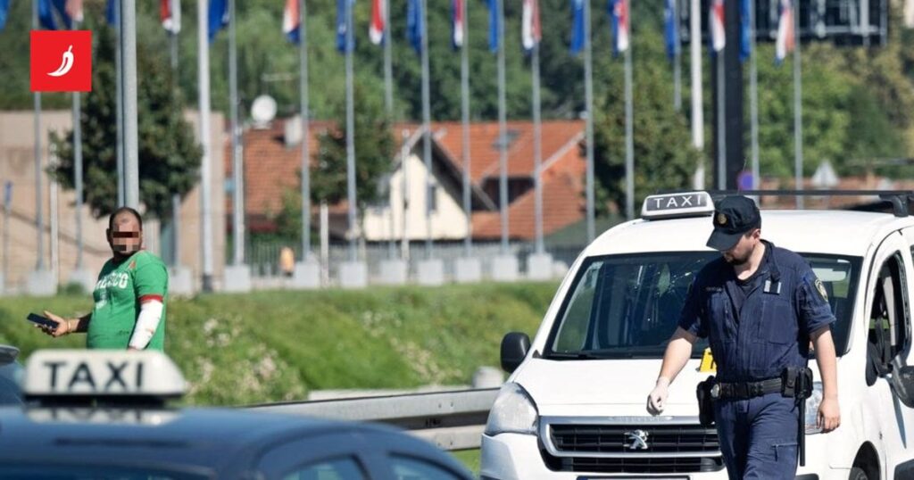 タクシーの運転手と配達担当者に対する警察の素晴らしい行動、ここに発見されたものがあります