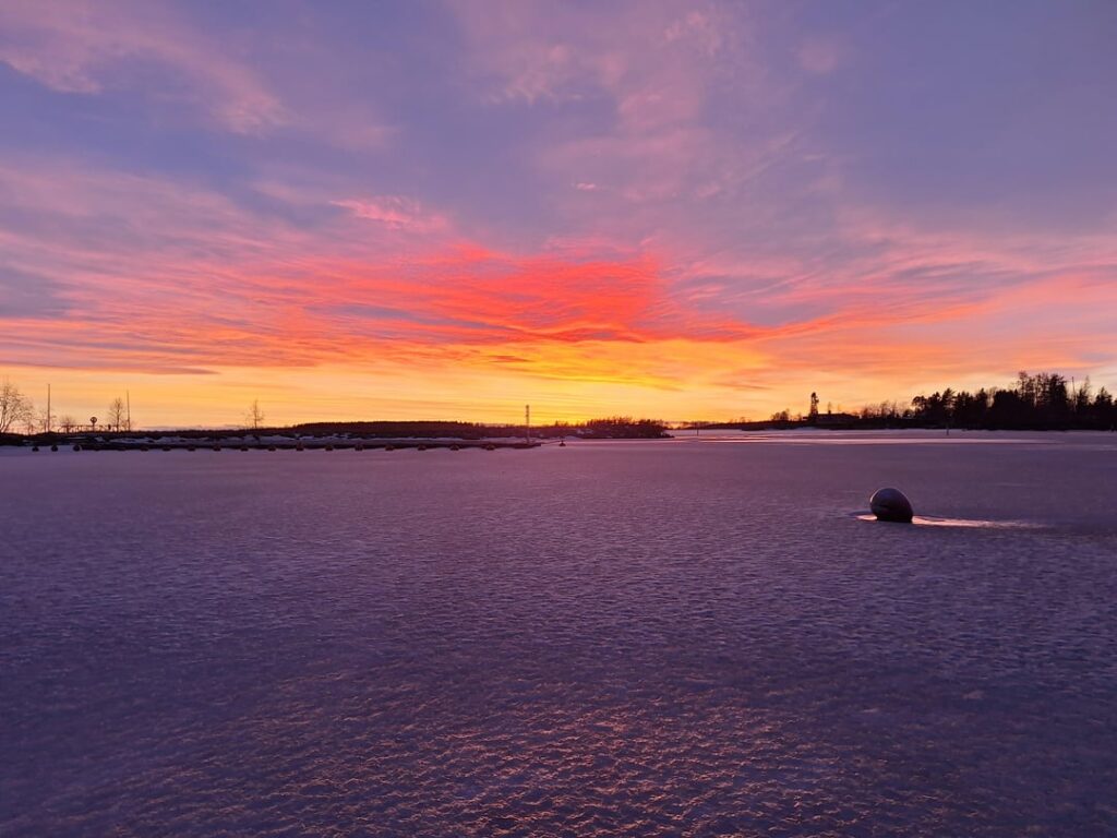 昨日からの夕日