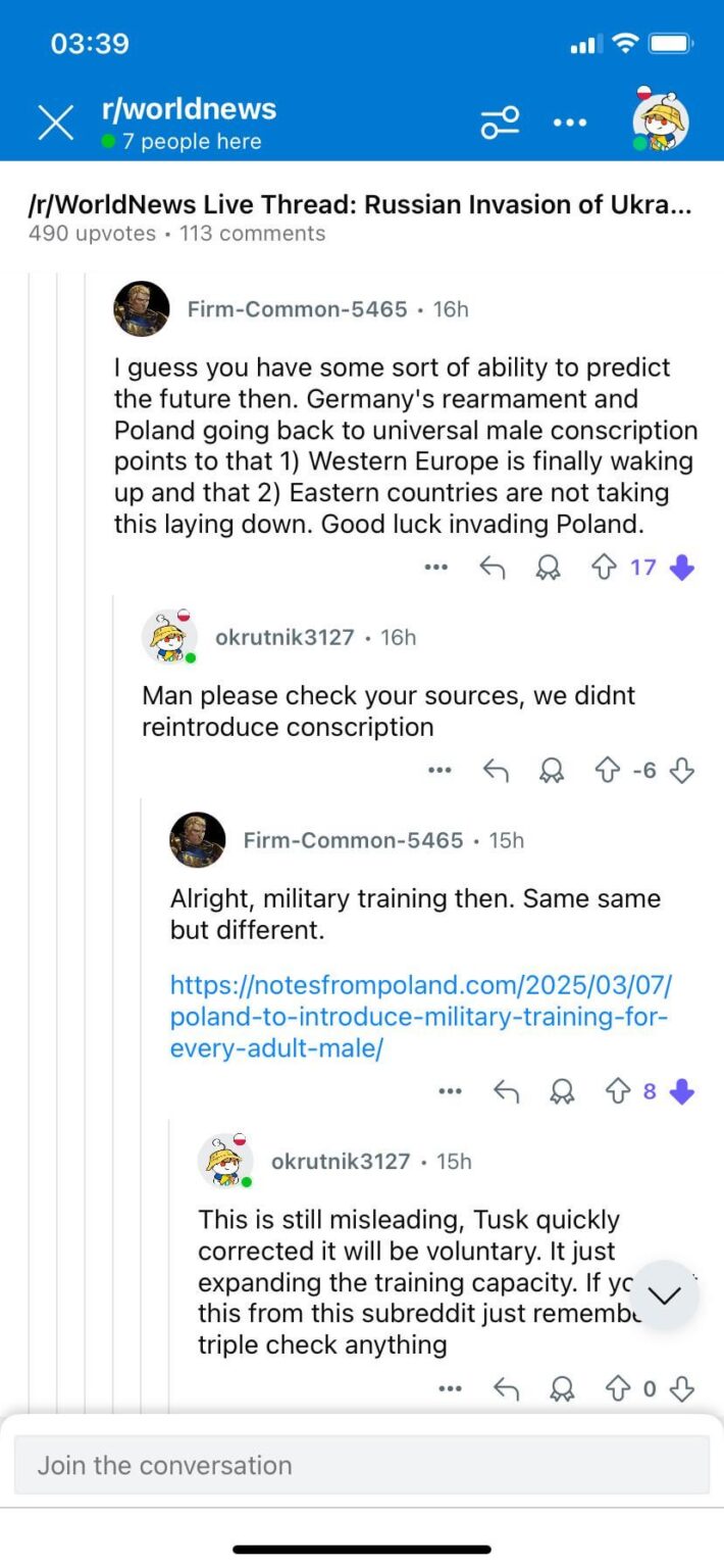 さて、ポーランドの再導入を再導入することは、別のredditの「事実」になったようです。それを念頭に置いて、Redditで読んだものを別のことが証明されない限り間違っていると扱ってください…