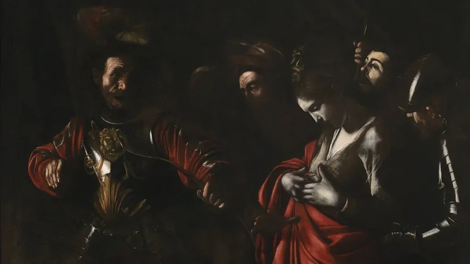 Caravaggioの「Sant'orsolaのmart教」の回復から3つの新しい頭/人物が現れました