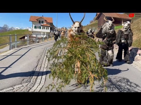 Triesenberg Fasnacht 2025悪魔と悪魔