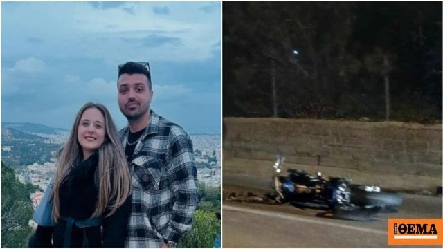 自動車事故：ヴォロスで殺された新しく結婚したカップルに対する悲しみ - エンジンが衝突した農場の82歳の運転手