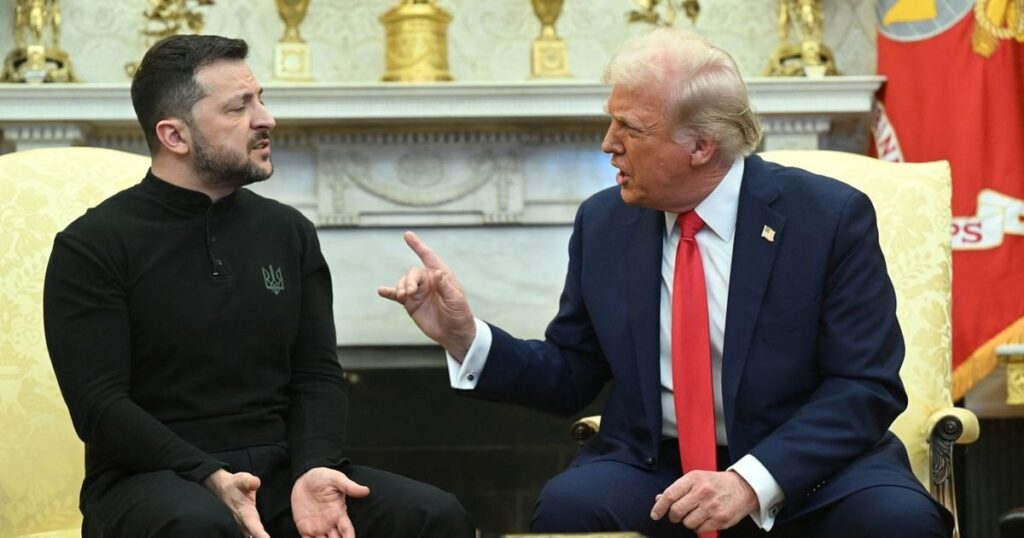 ウクライナでの会議を開催するトランプは、「テーブルの上で」ゼレンスキーの援助を断ち切るように」