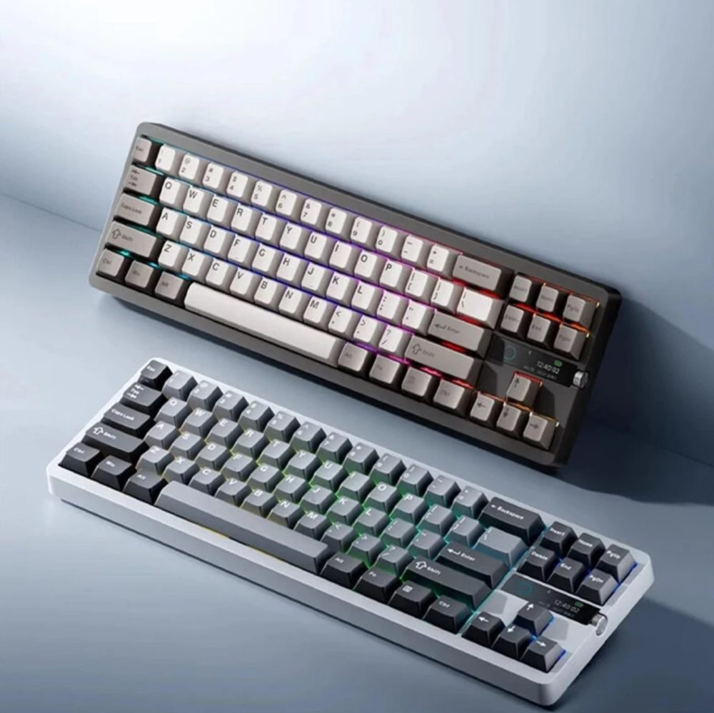 小型ディスプレイと回転ダイヤル付きシャオミ製メカニカルキーボードが購入可能に【Xiaomi MK71 Pro】