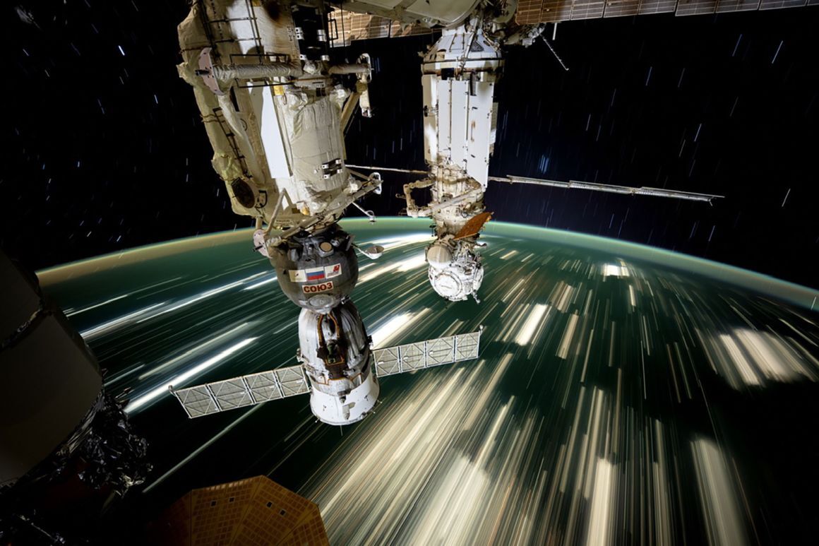 ３０秒間の露光で撮影した太平洋/Don Pettit/NASA