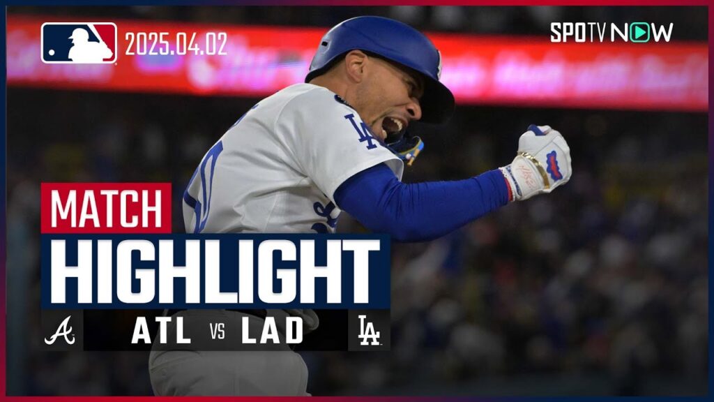【大谷が3試合ぶりの安打！ドジャースは球団新記録の開幕7連勝！】ブレーブスvsドジャース 試合ハイライト MLB2025シーズン 4.2