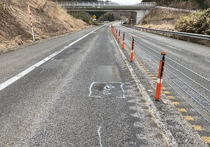 舗装損傷写真の写真