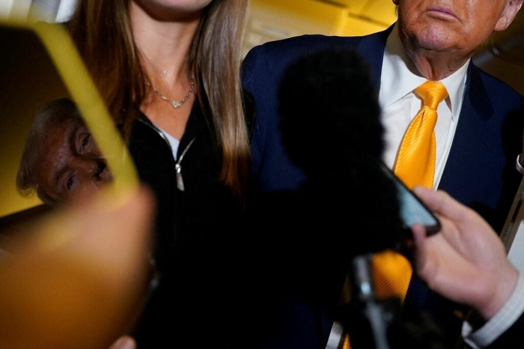 事実に基づかない発言も少なくないトランプ大統領（写真：ロイター/アフロ）
