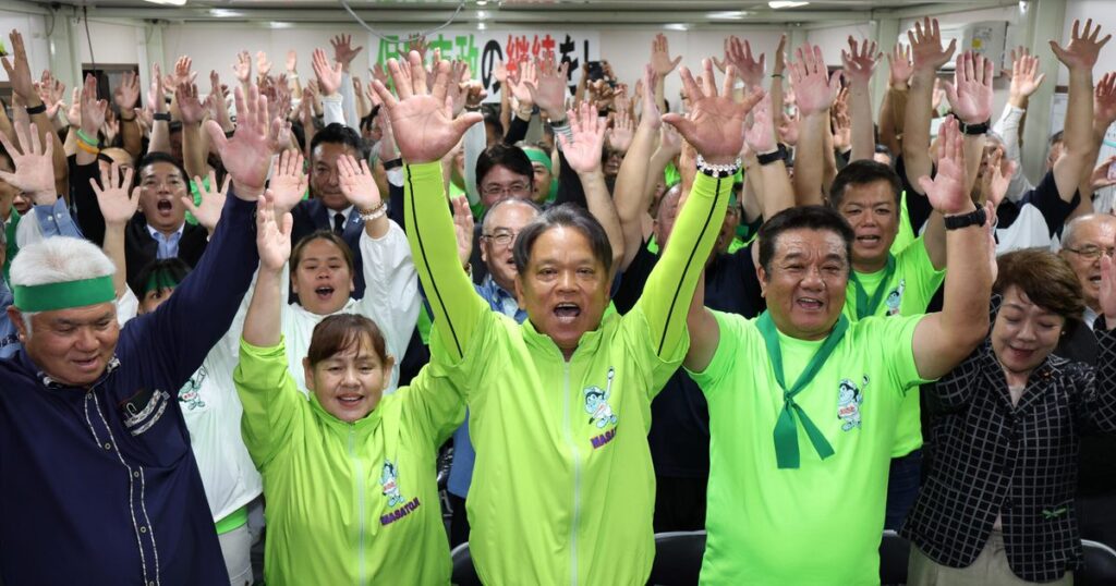 うるま市長　中村正人氏が再選、照屋大河氏に約7000票差　投票率は最低53・88％　市政継続に支持 　沖縄 - 琉球新報デジタル