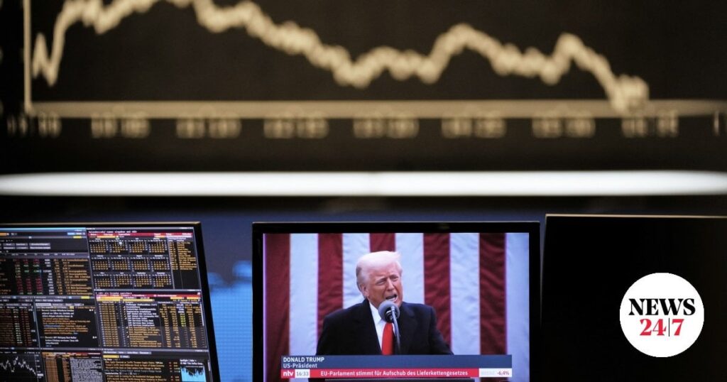 トランプの職務：世界証券取引所の崩壊