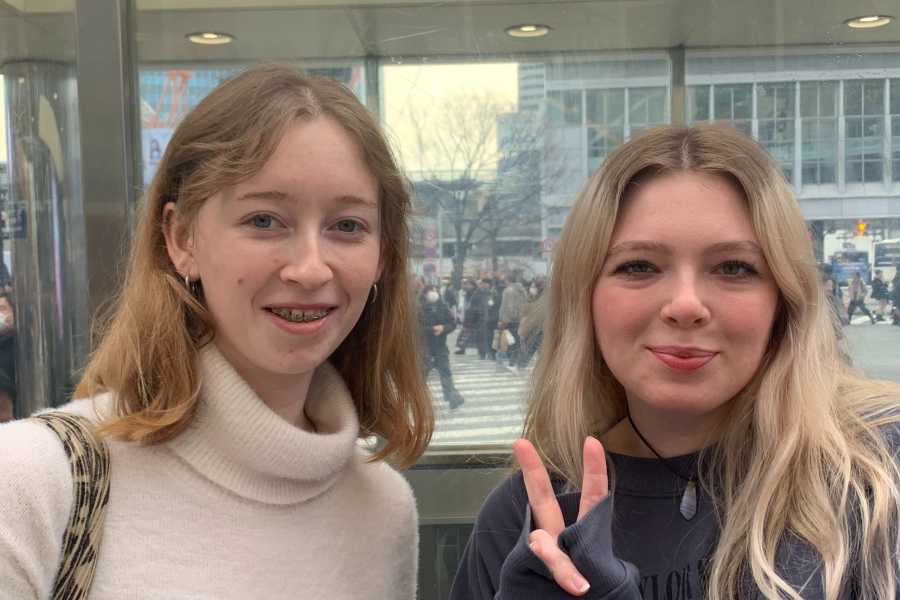 イギリス人の（左から）アリスさんとスカイさん【写真：Hint-Pot編集部】