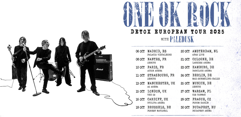 ONE OK ROCK、16都市巡るアリーナ規模のヨーロッパツアー決定(Rolling Stone Japan) ONE OK ROCK、16都市巡るアリーナ規模のヨーロッパツアー決定(Rolling Stone Japan)