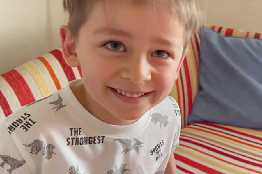 日本旅行を満喫したノアくん（画像はスクリーンショット）