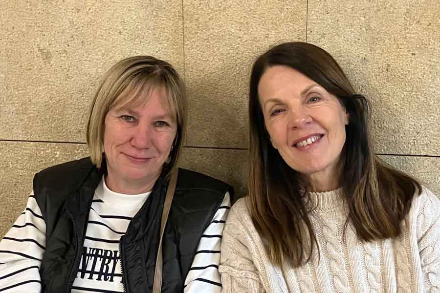 オーストラリアから来た（左から）ミシェルさんとアンさん【写真：Hint-Pot編集部】