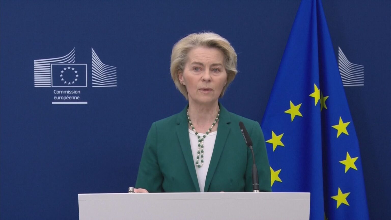 EU 報復関税の発動「90日間停止」交渉による解決進める方針（TBS NEWS DIG Powered by JNN）