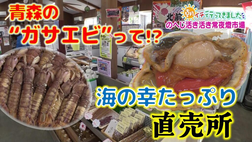 青森で“ガサエビ”と言えば？花見に欠かせない春の味覚にレアなホタテの刺身！海の幸たっぷりの直売所【朝イチ行ってきました】青森・野辺地町（ＡＴＶ青森テレビ） - Yahoo!ニュース - Yahoo!ニュース
