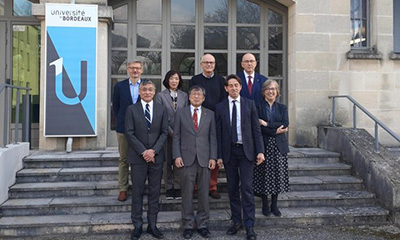 牛木学長がフランス、スペインの協定校等を訪問しました | トピックス | ニュース