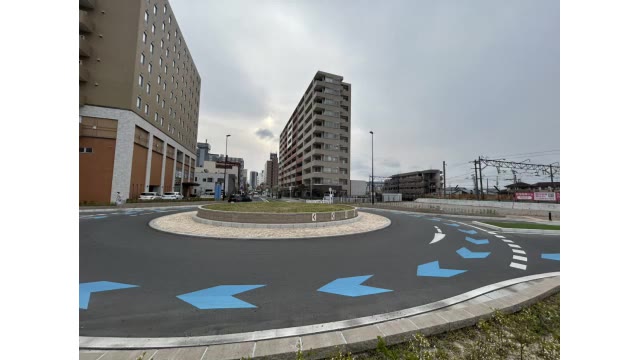 福島県内で初 いわき市の環状交差点・ラウンドアバウトで事故（福島テレビ） - Yahoo!ニュース - Yahoo!ニュース
