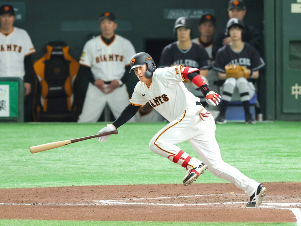 ７回無死、代打・増田陸が左前安打（カメラ・相川　和寛）