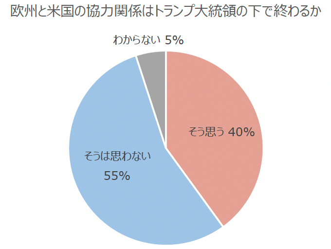 図11：ドイツ国民の外交事情に関する見解－米国－（2025年3月世論調査）