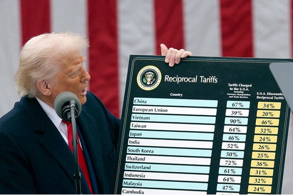 米国の相互関税、ベトナムは46％の高水準 中国34％・日本24％［経済］ - VIETJOベトナムニュース