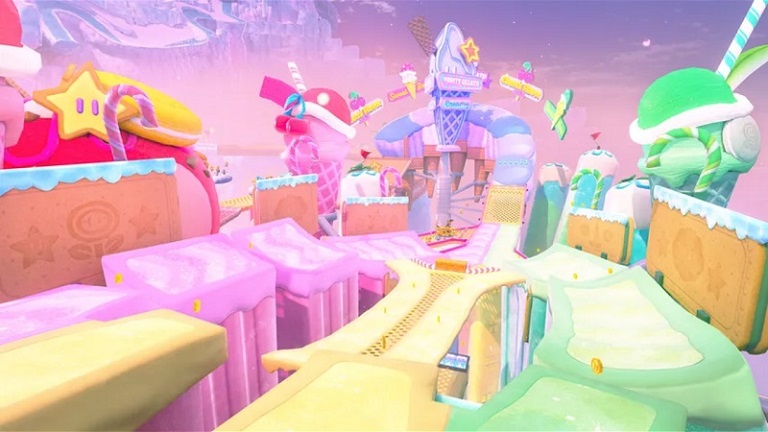 「Nintendo Today!」にて『マリオカート ワールド』の新コース「アイスビルディング」が公開 – Nintendo DREAM WEB