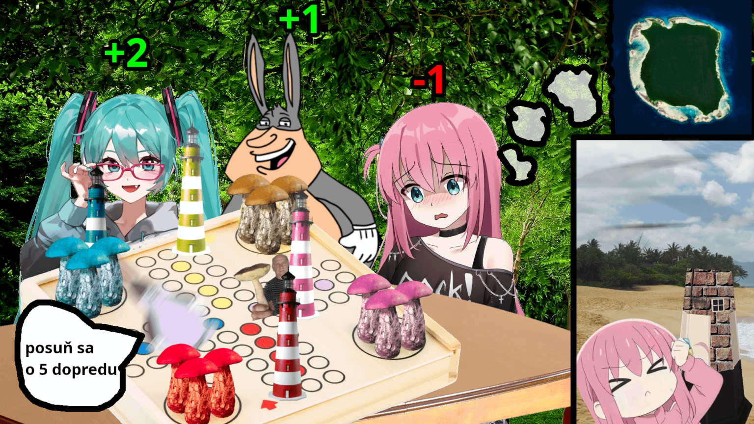 私は、ゲームの改善されたバージョンに怒っていない男を演じて発明しました - 「hubar、dotjaku！」ルールはコメントで説明されています！