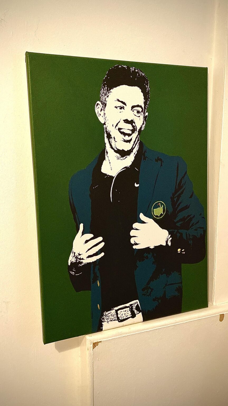 デリーのアーティスト。 Rory McIlroyの肖像画私は昨夜終了しました⛳️