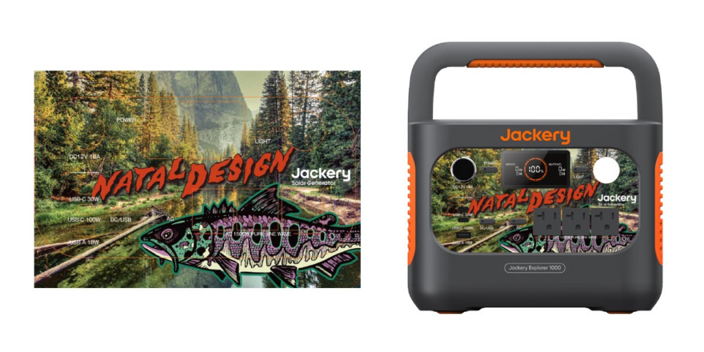 Jackeryポータブル電源初のカスタマイズアイテム！“ポータブル電源に遊び心を”ライフスタイルブランドNATAL DESIGN×Jackeryのコラボレーションステッカーを4月27日（日）より発売 | 株式会社Jackery Japanのプレスリリース