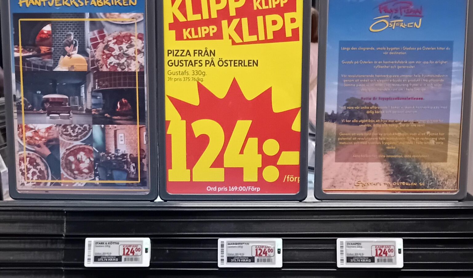 SEK 124のフリーザーピザ（169枚から下げられます!!!）、ターゲットグループは何ですか？
