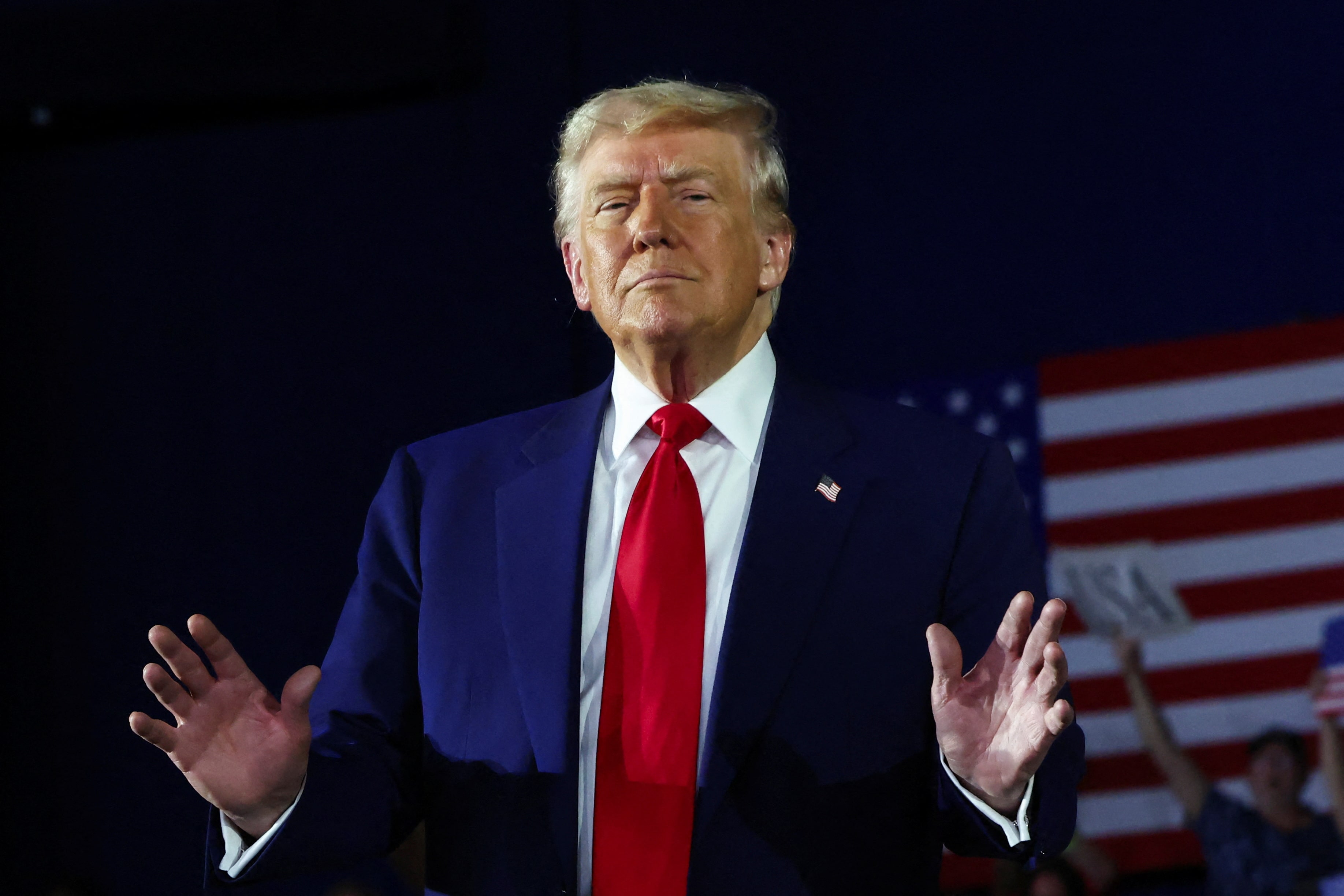 トランプ氏「プーチン氏は和平を望んでいる」、ＡＢＣニュースに